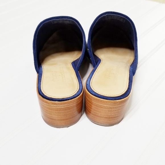 Soludos x Anthropologie Jardin Embroidered Suede Leather Mules 10 - Picture 4 of 8